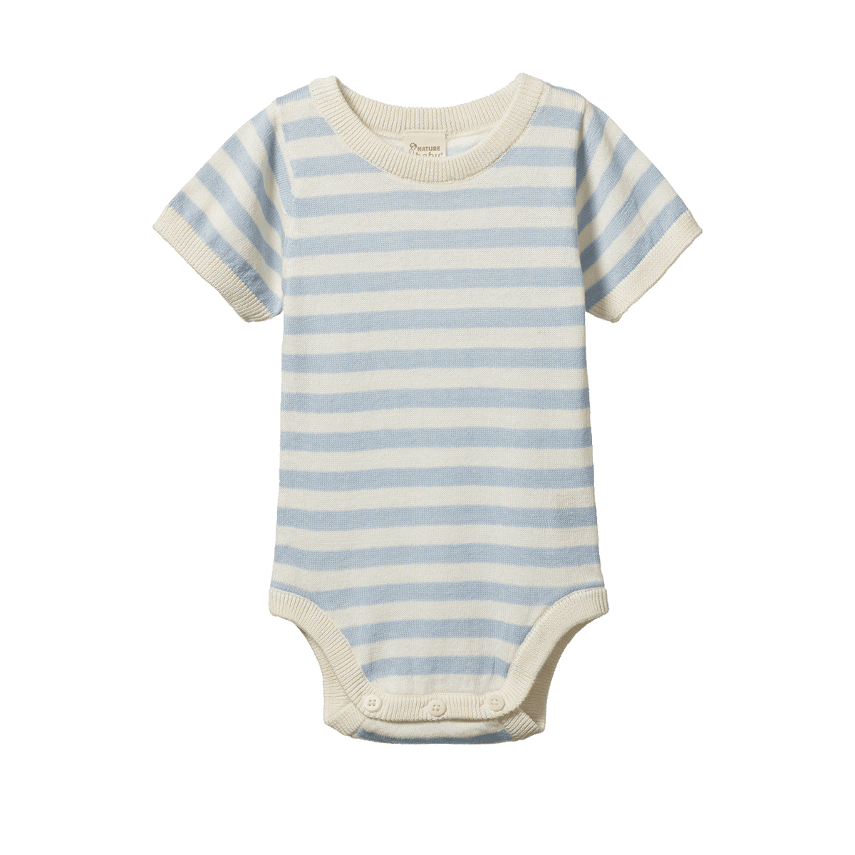 Nature Baby REN BODYSUIT Celestial Blue Sea Stripe