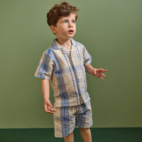 Nature Baby GUTHRIE SHIRT LINEN Clyde Check