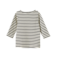 Nature Baby Long Sleeve River T-Shirt Navy Stripe