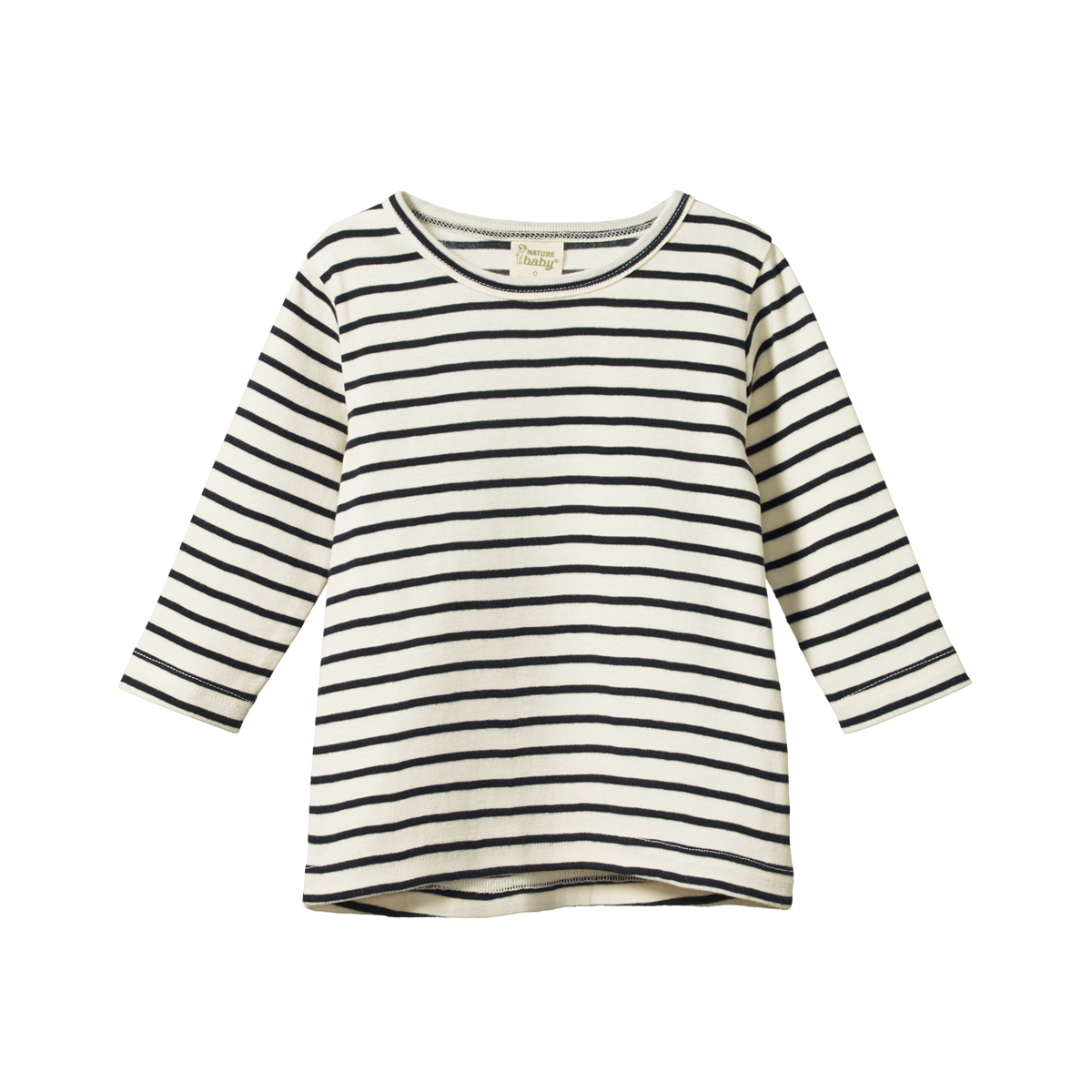 Nature Baby Long Sleeve River T-Shirt Navy Stripe