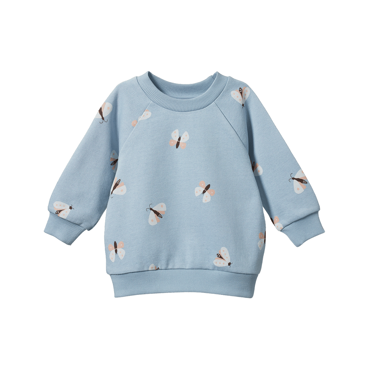 Nature Baby EMERSON SWEATER Grande Butterfly Dance Print