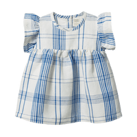 Nature Baby BONNIE DRESS LINEN Clyde Check