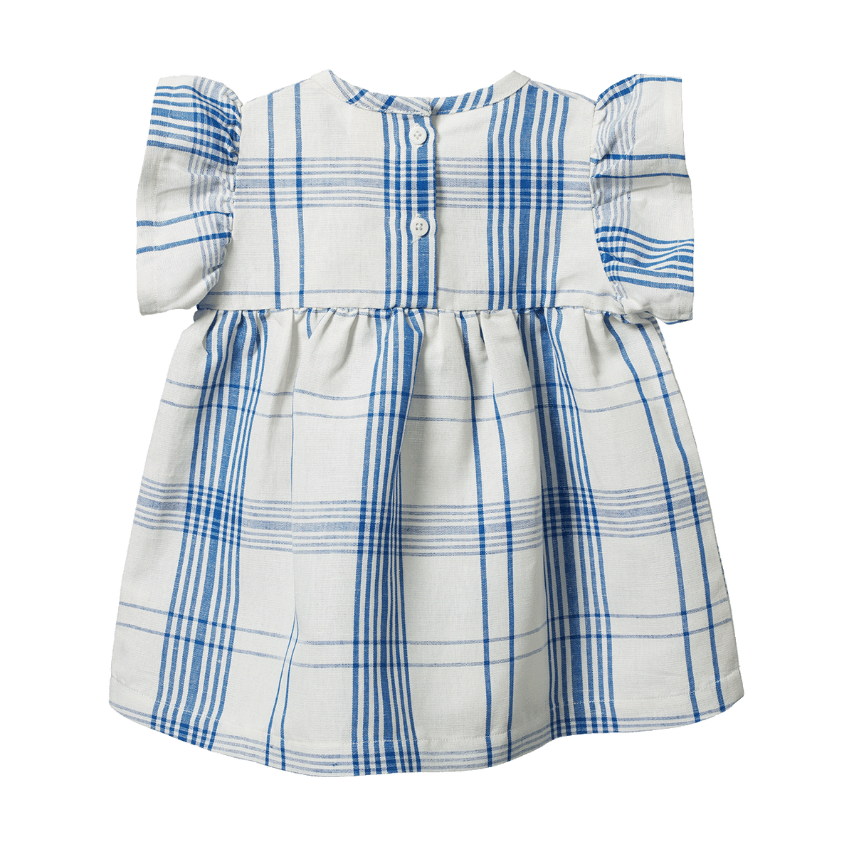 Nature Baby BONNIE DRESS LINEN Clyde Check