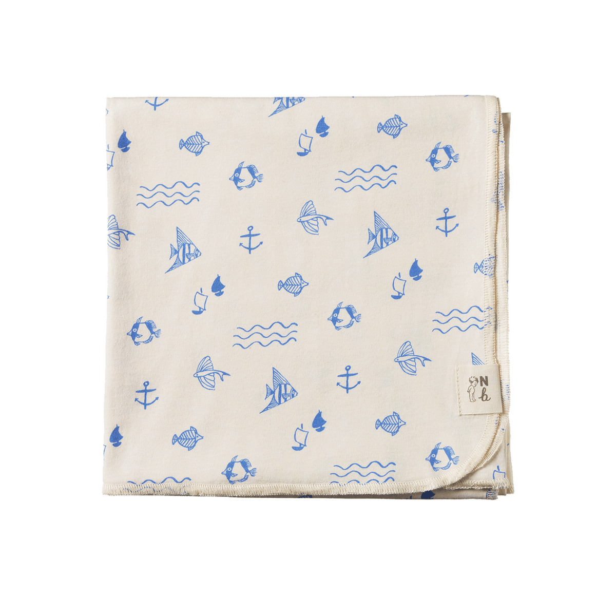 Nature Baby COTTON WRAP Atlantic Print