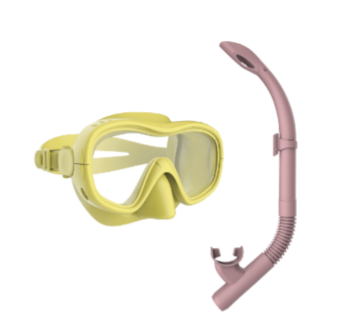 Petite Pommes Betty Snorkeling Set - Citron / French Rose