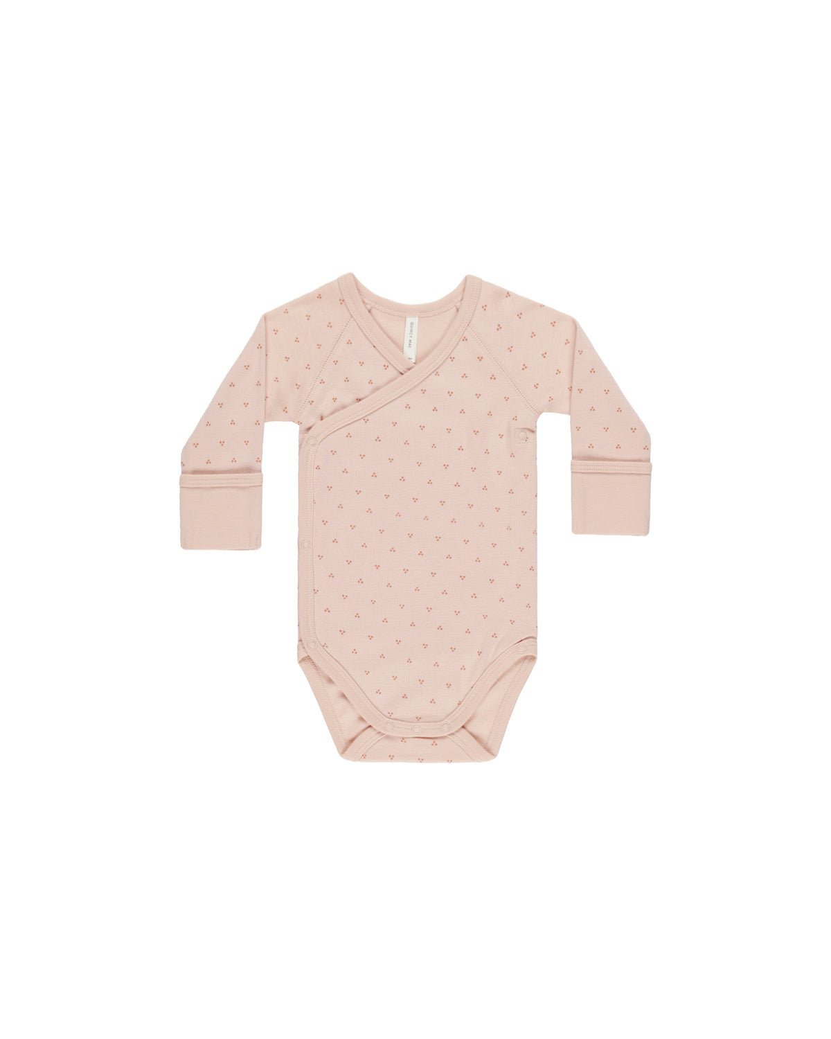 Quincy Mae Side Snap Bodysuit Dotty