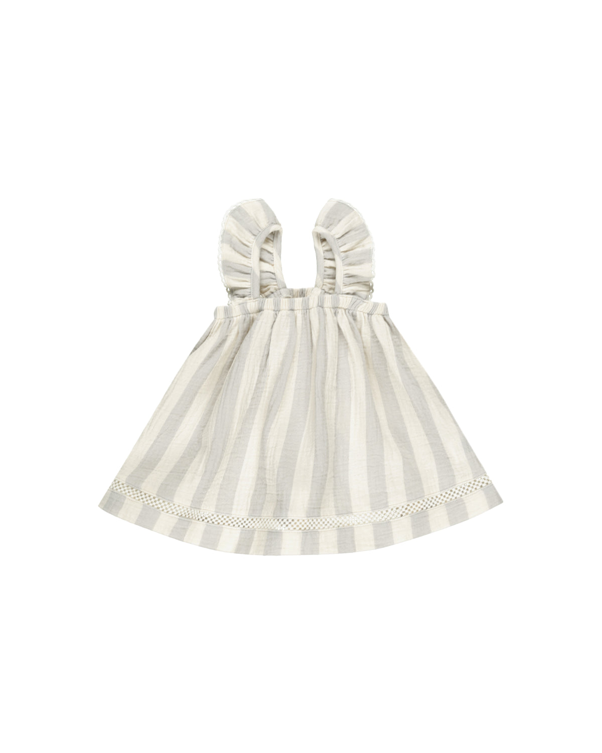 Quincy Mae Ruffled Tank Dress Sky Stripe