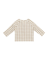 Quincy Mae ZION SHIRT CINNAMON PLAID