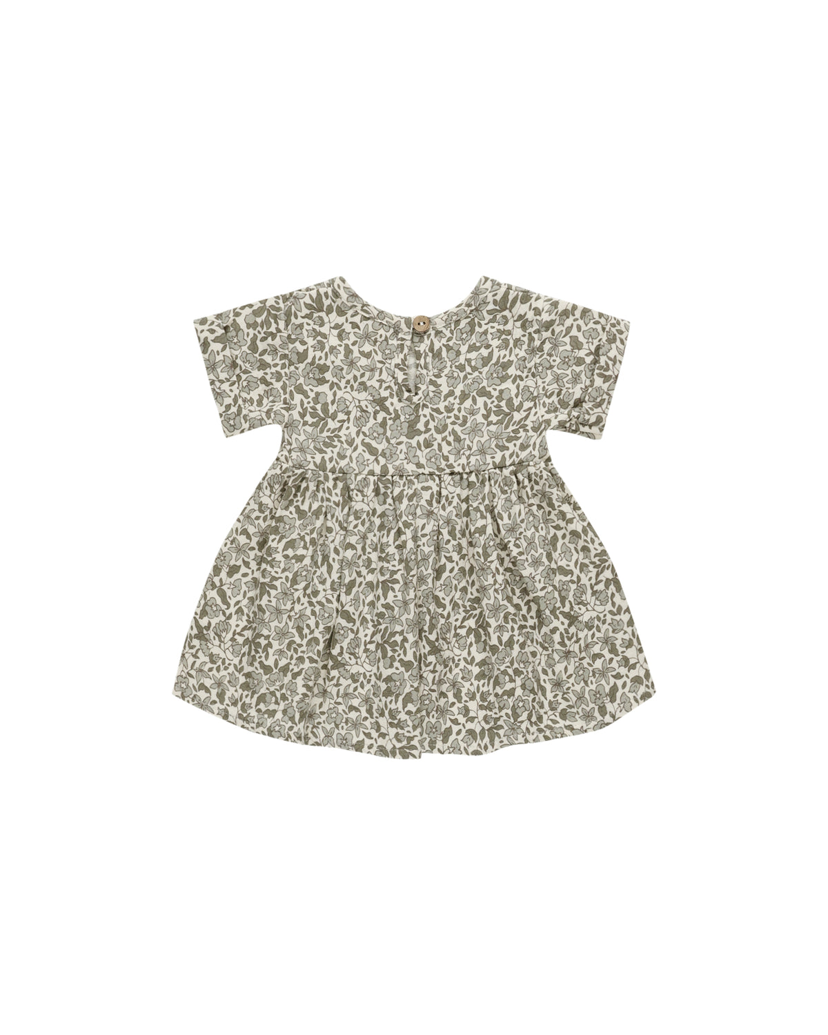 Quincy Mae BRIELLE DRESS || GREEN GARDEN - IVORY