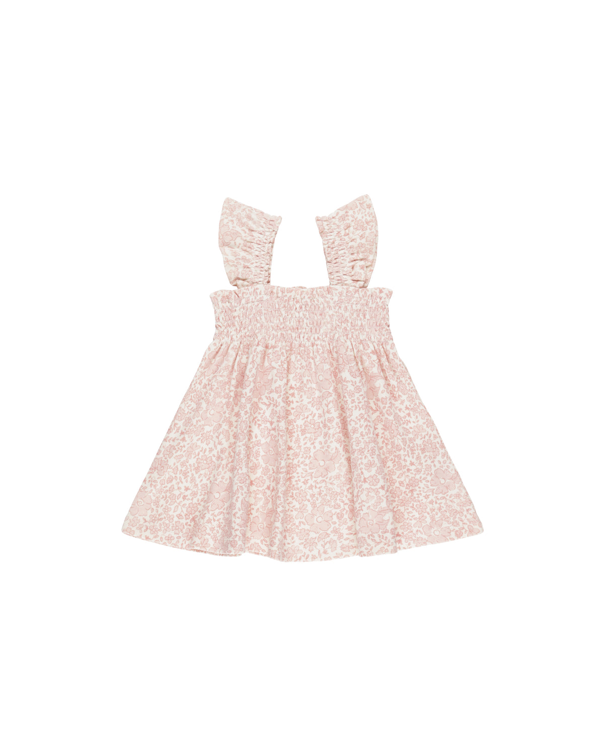 Quincy Mae Smocked Jersey Dress Pink Blossom