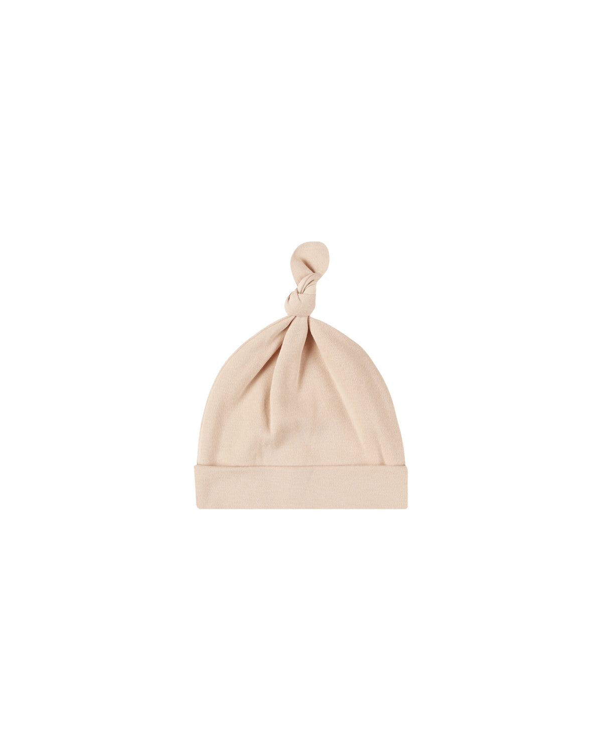 Quincy Mae KNOTTED BABY HAT || SHELL