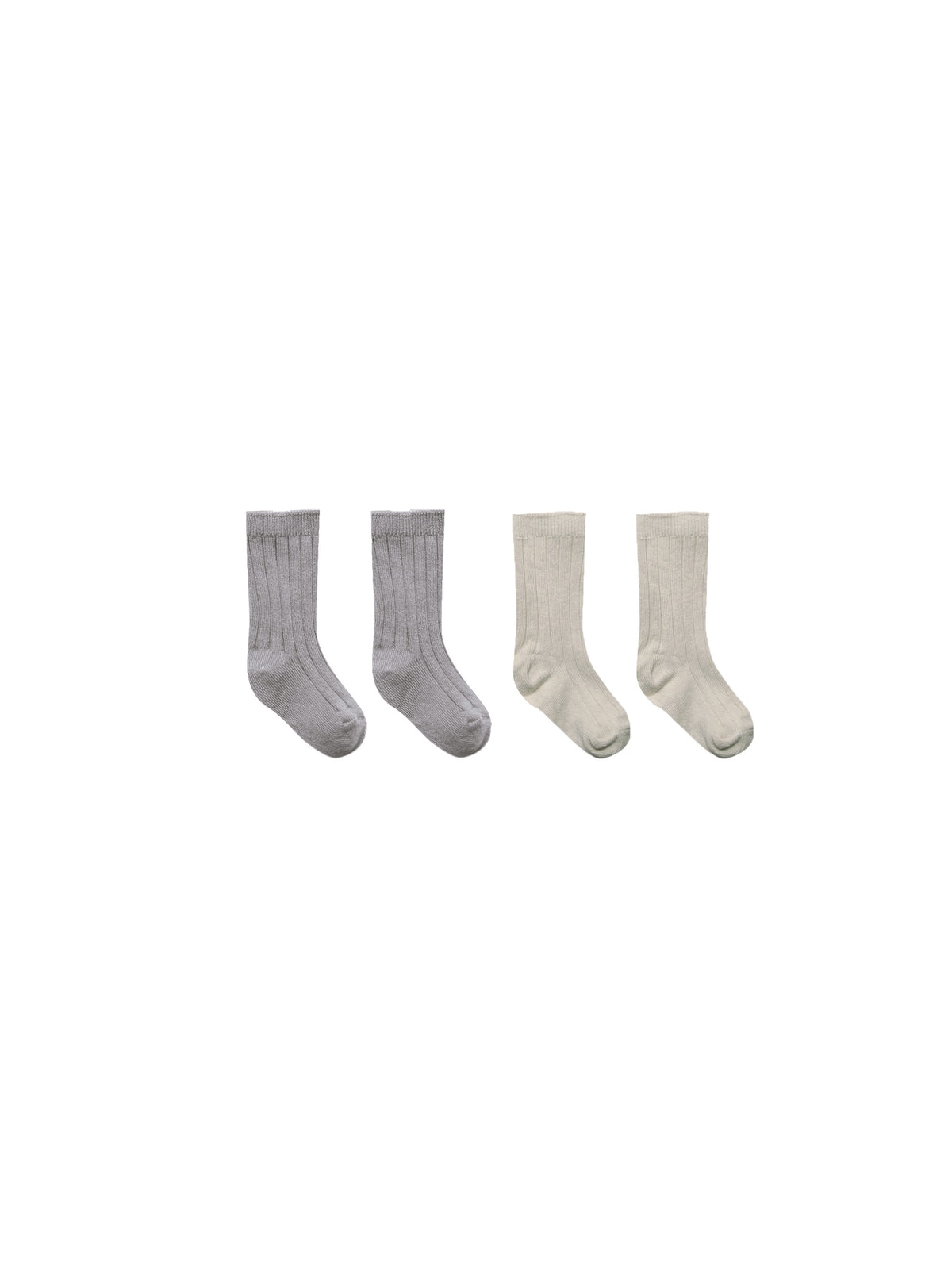 Quincy Mae Sock Set Ash/Lagoon