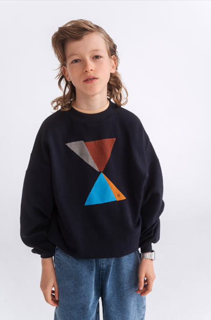 Repose AMS crewneck sweater - deep dark blue