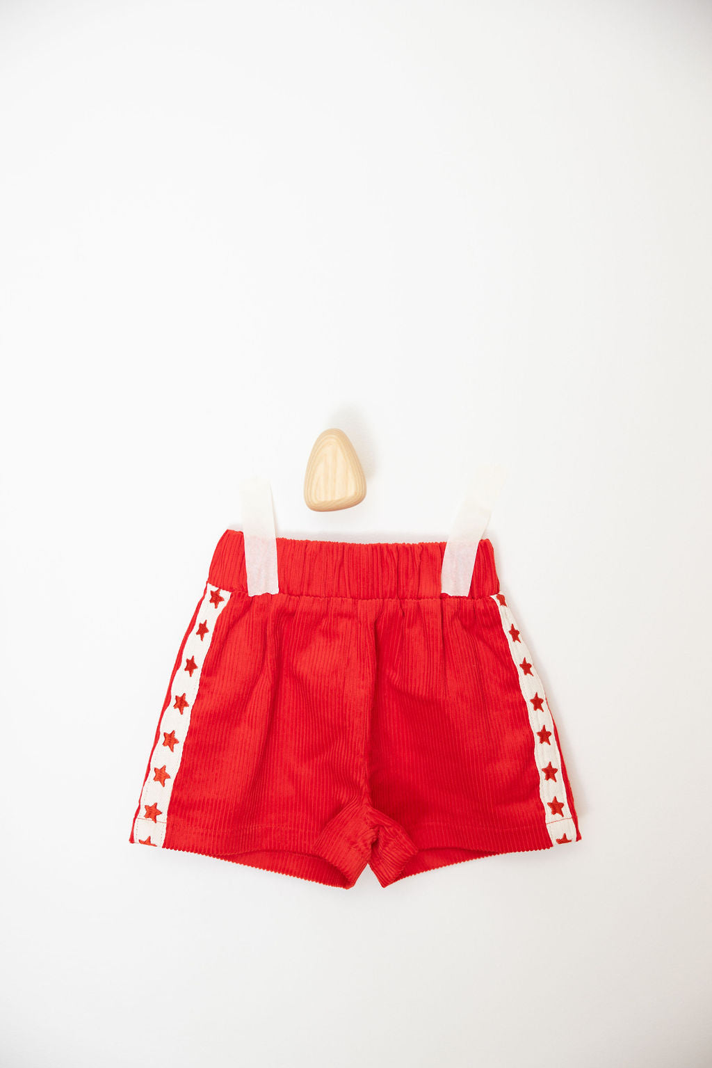 Sunday Siblings Play Time Cord Shorts Red