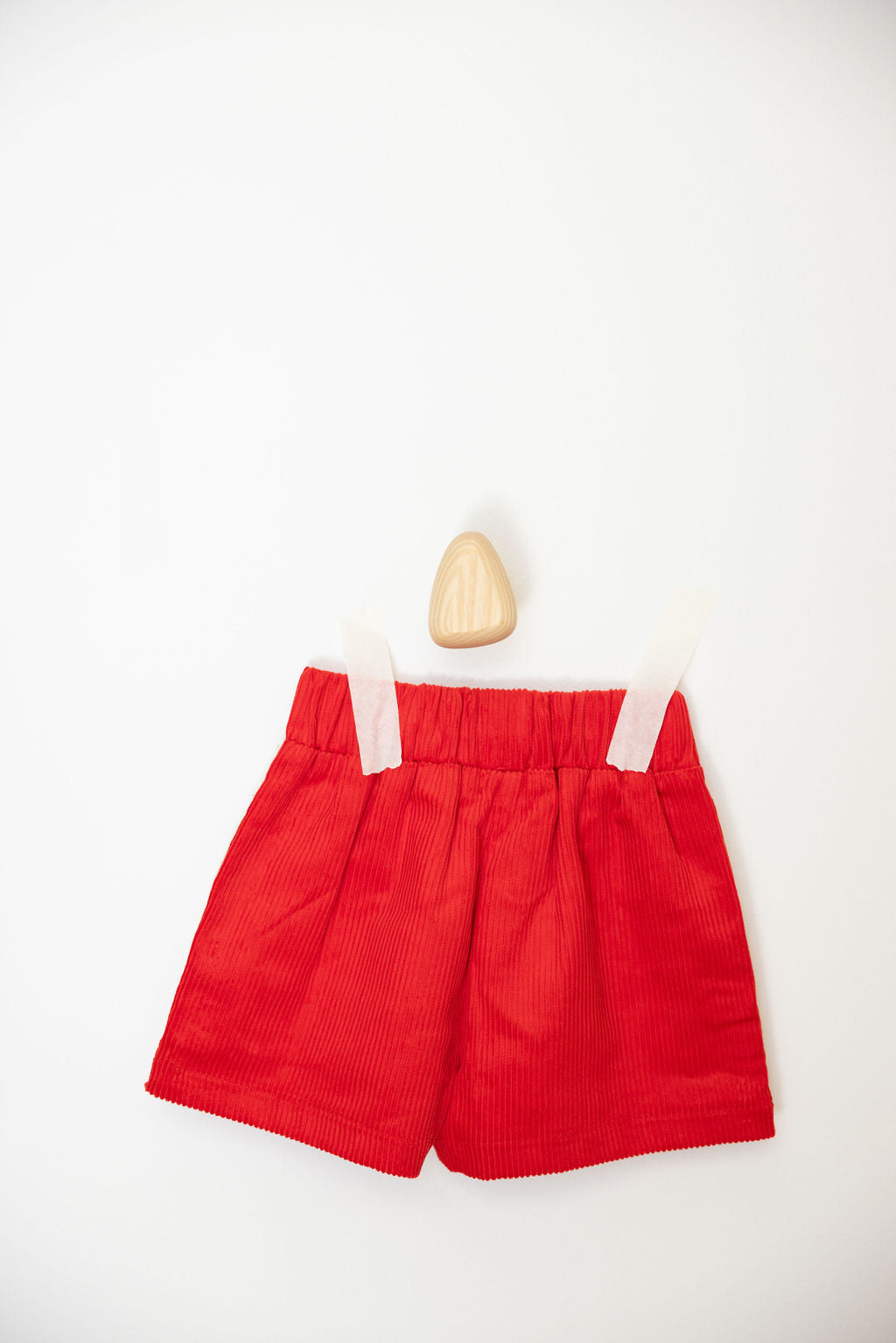 Sunday Siblings Play Time Cord Shorts Red