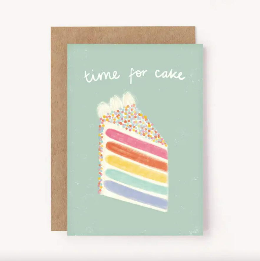 Lauren Sisson Time For Cake Birthday Card