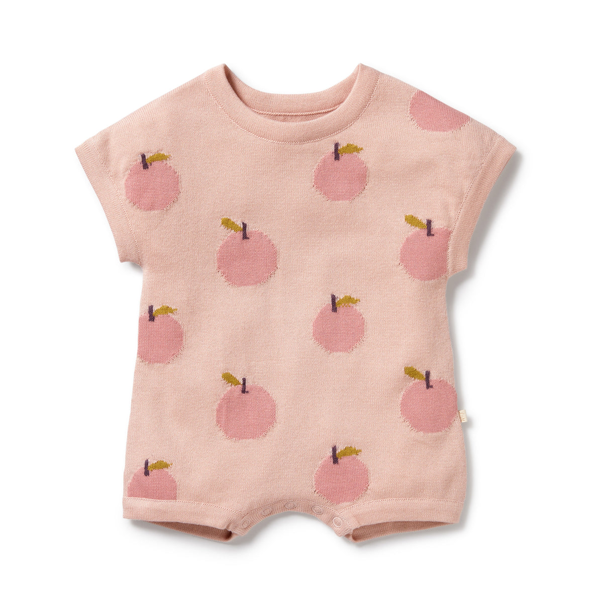 Wilson and Frenchy Just Peachy Organic Knitted Growsuit