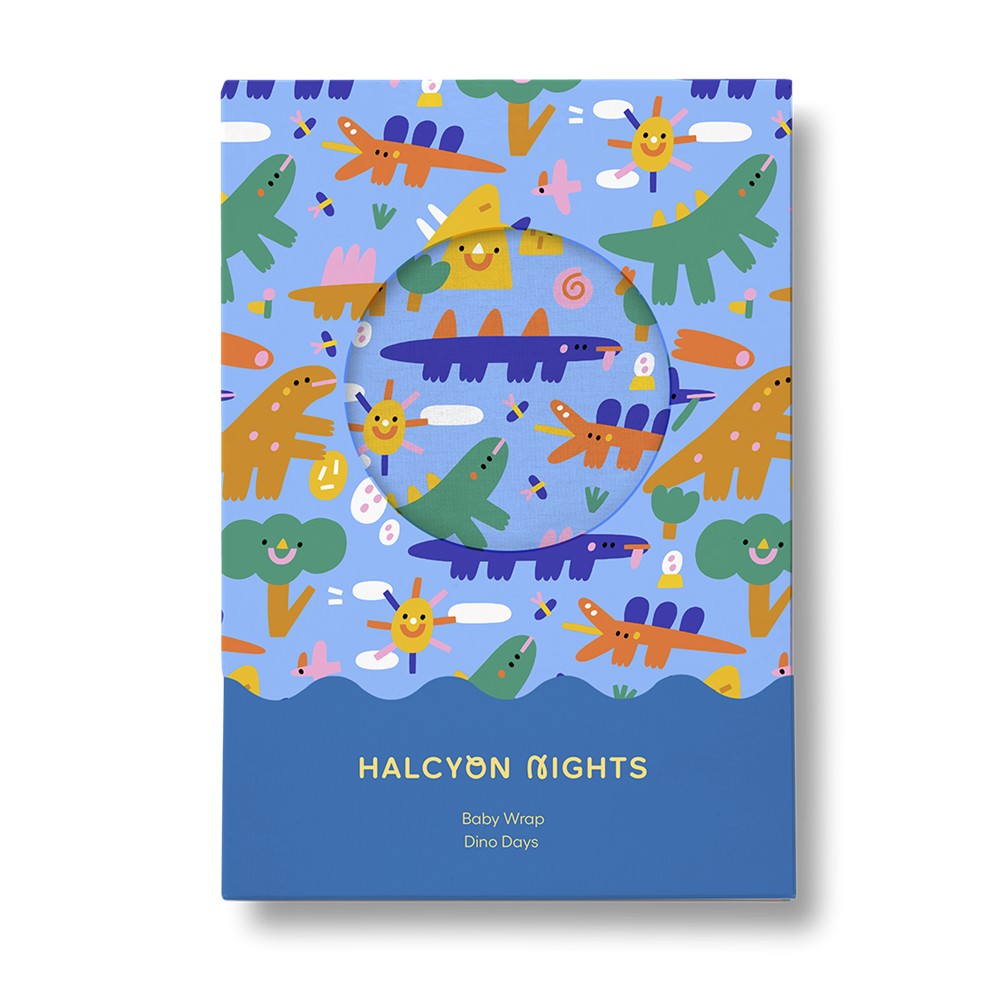 Halcyon Nights Dino Days Baby Wrap (Swaddle)