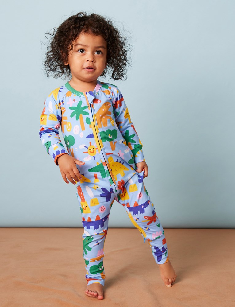 Halcyon Nights Dino Days Long Sleeve Romper