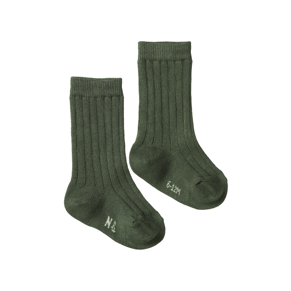Nature Baby Organic Cotton Rib Socks Thyme
