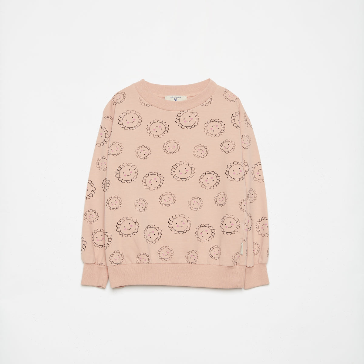 Weekend House Kids Flowers all over sweatshirt Pink